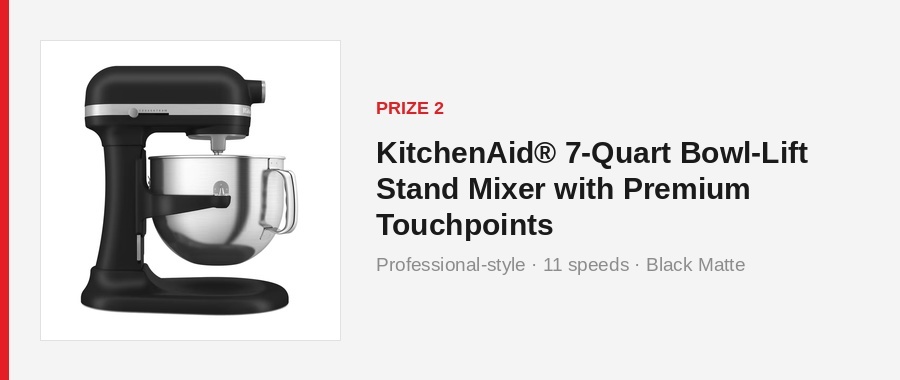 KitchenAid® 7-Quart Bowl-Lift Stand Mixer with Premium Touchpoints
