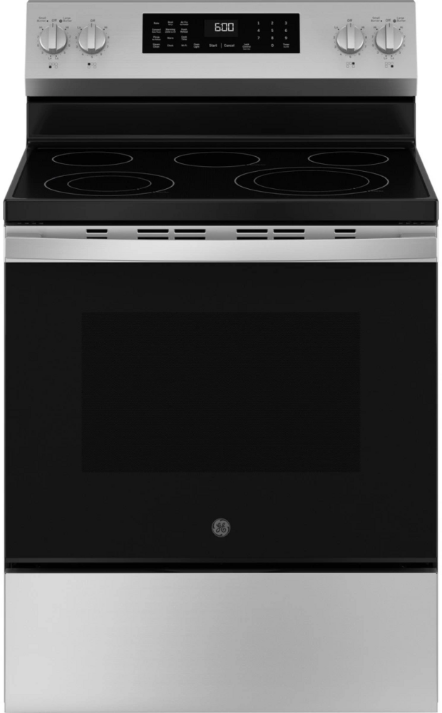 GE® 30'' Stainless Steel Freestanding Electric Range